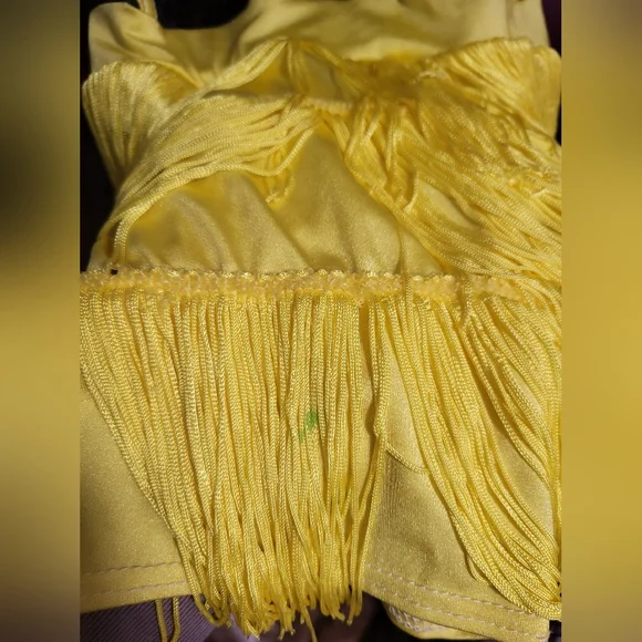 Weissman Showtime 13331 Forever Love Yellow & Black Jazz Tap Dance Costume 7 y